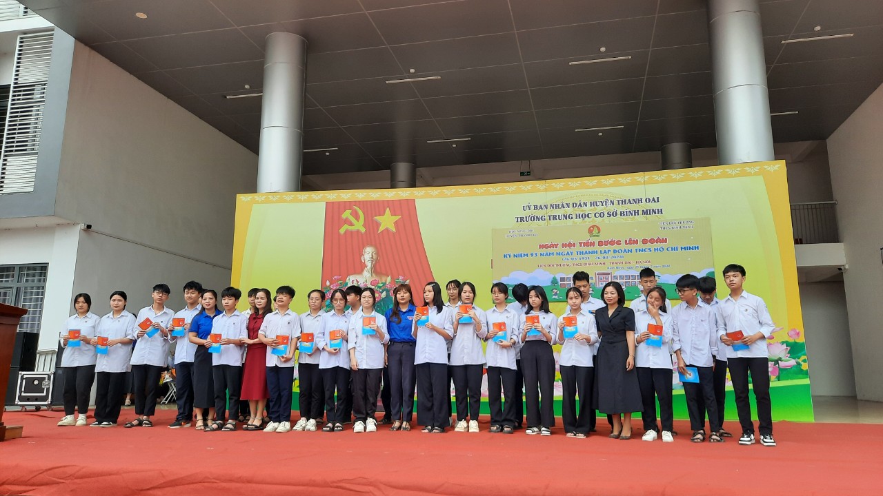 Trường THCS Bình Minh - Kỷ niệm 93 năm ngày thành lập Đoàn Thanh Niên Cộng sản Hồ Chí Minh.