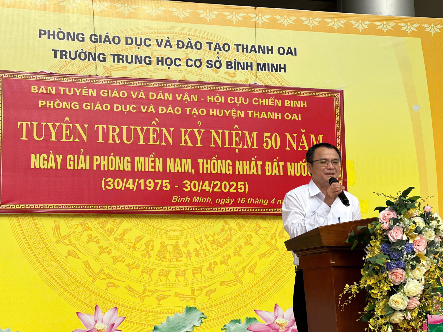 Buổi Nói Chuyện Giáo Dục Truyền Thống Lịch Sử Cách Mạng Nhân Dịp Kỷ Niệm 50 Năm Ngày Giải Phóng Miền Nam Thống Nhất Đất Nước.